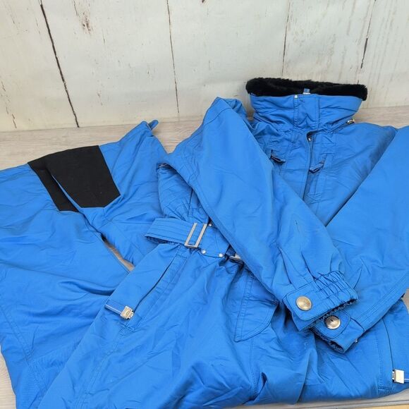 Marker Ski Suit One Piece Snowsuit Blue Womens Size 10 - Picture 1 of 16